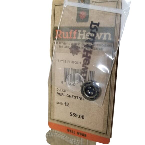 Ruff Hewn Hiking Pants 12 Well Worn Ripstop in Ruff Chestnut NWT - Picture 5 of 7